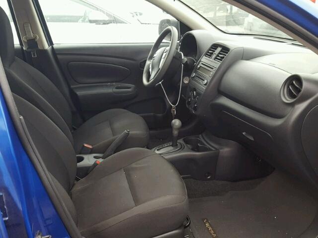 3N1CN7AP6FL957380 - 2015 NISSAN VERSA S BLUE photo 5