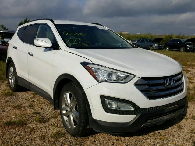 5XYZU3LA7DG074551 - 2013 HYUNDAI SANTA FE S WHITE photo 1