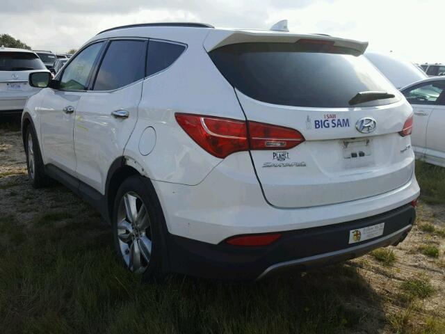 5XYZU3LA7DG074551 - 2013 HYUNDAI SANTA FE S WHITE photo 3