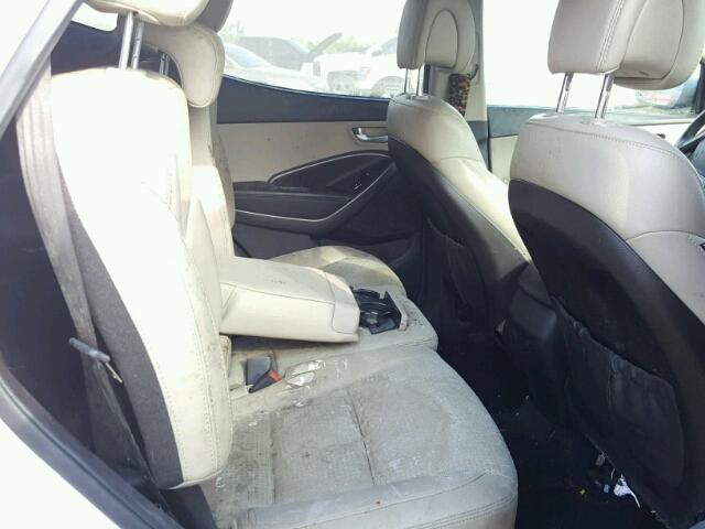 5XYZU3LA7DG074551 - 2013 HYUNDAI SANTA FE S WHITE photo 6