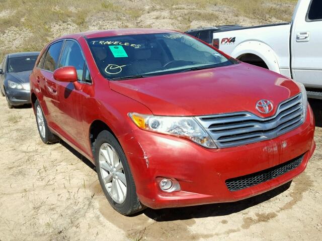 4T3ZA3BB6CU055704 - 2012 TOYOTA VENZA RED photo 1