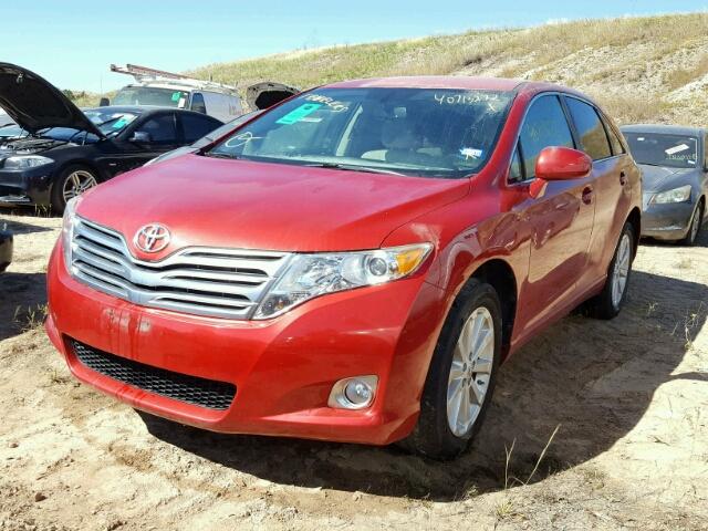 4T3ZA3BB6CU055704 - 2012 TOYOTA VENZA RED photo 2