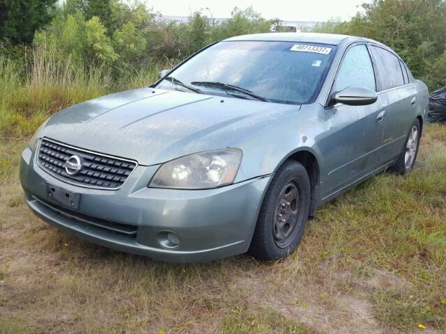 1N4AL11D15N481105 - 2005 NISSAN ALTIMA GREEN photo 2