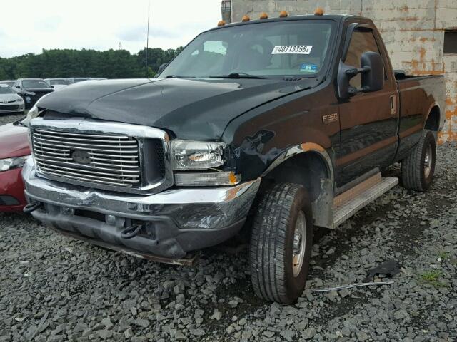 1FTSF31L83ED32809 - 2003 FORD F350 SRW S GREEN photo 2