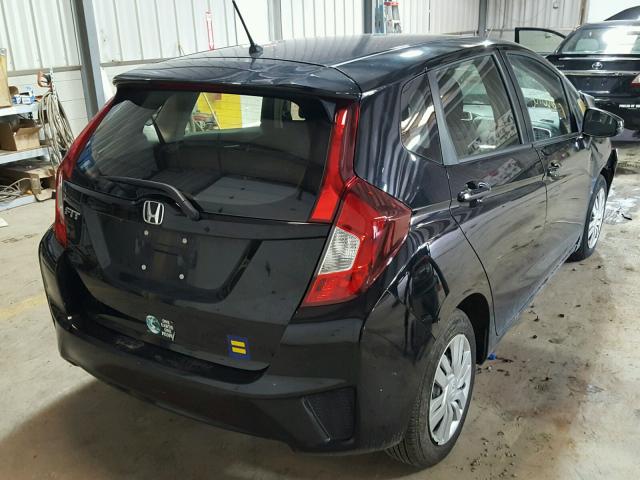 JHMGK5H54GS005687 - 2016 HONDA FIT LX BLACK photo 4