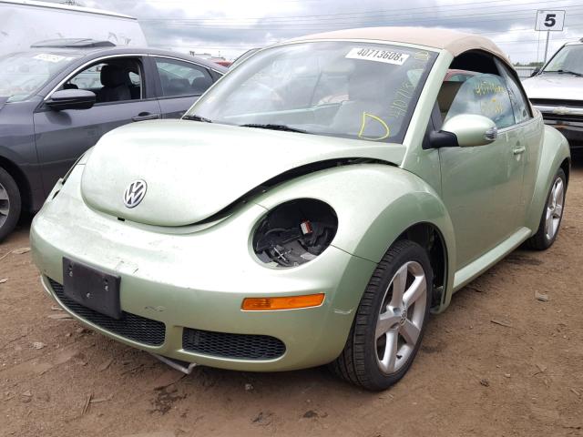 3VWRF31Y58M401626 - 2008 VOLKSWAGEN NEW BEETLE Yaşıl foto 2
