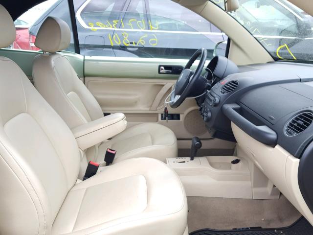 3VWRF31Y58M401626 - 2008 VOLKSWAGEN NEW BEETLE Yaşıl foto 5