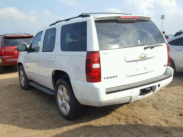 1GNFC13008R101217 - 2008 CHEVROLET TAHOE WHITE photo 3