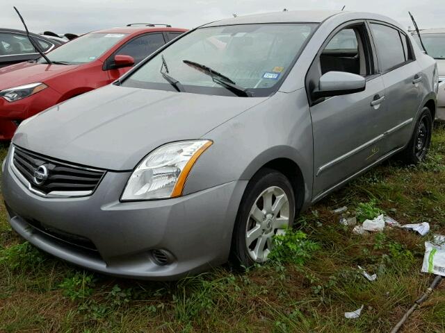 3N1AB6AP6BL650618 - 2011 NISSAN SENTRA GRAY photo 2