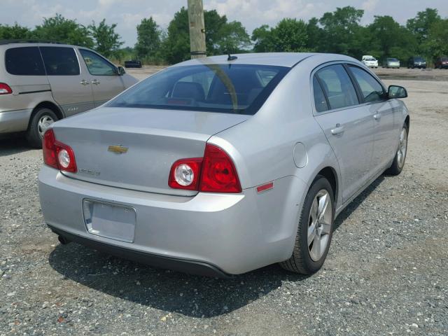 1G1ZC5EB7AF280433 - 2010 CHEVROLET MALIBU 1LT 银色 照片 4