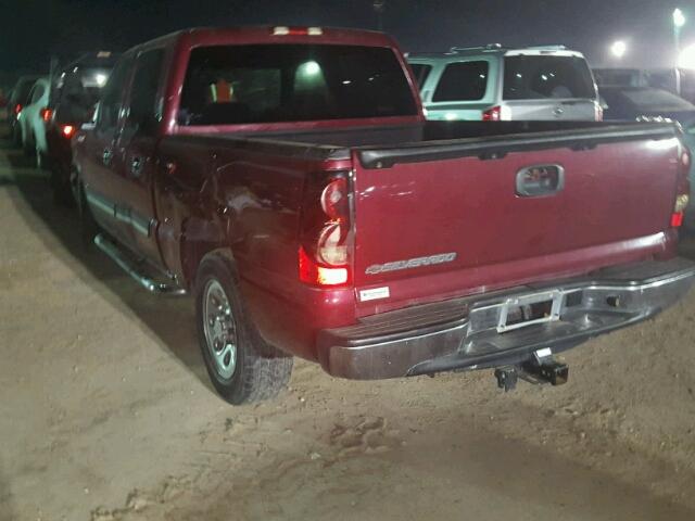 2GCEC13V571127609 - 2007 CHEVROLET SILVERADO BURGUNDY photo 3