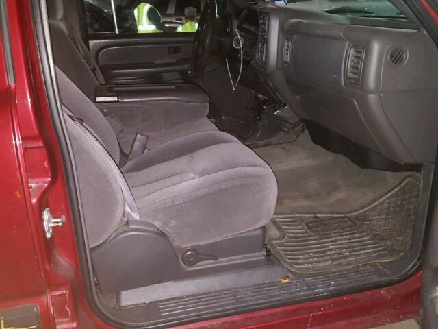 2GCEC13V571127609 - 2007 CHEVROLET SILVERADO BURGUNDY photo 5