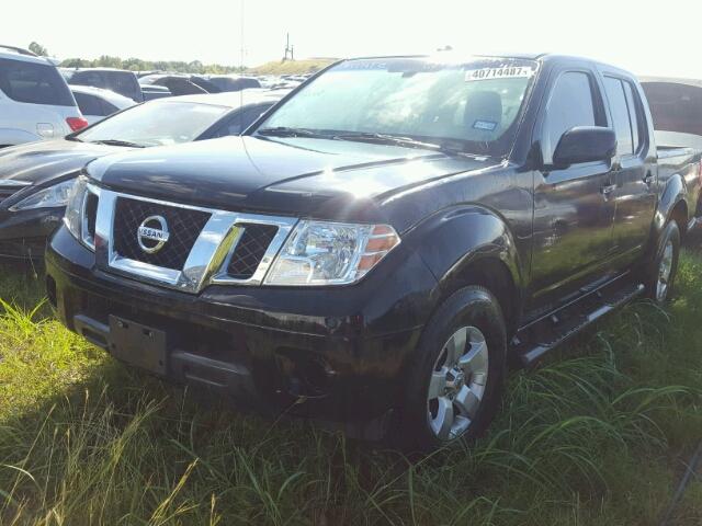 1N6AD0ERXDN733257 - 2013 NISSAN FRONTIER BLACK photo 2