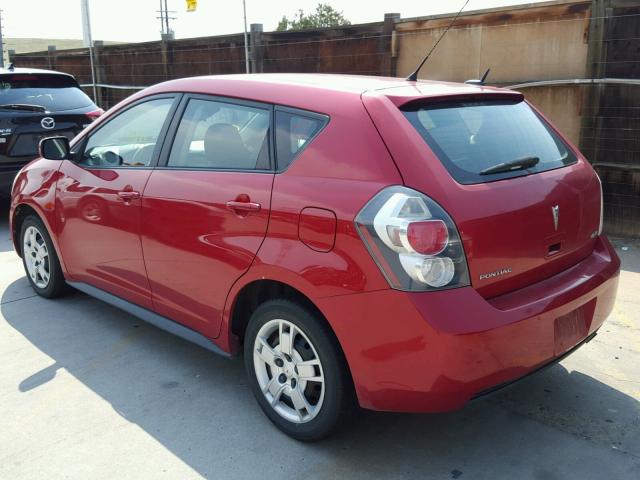 5Y2SP6E07AZ414549 - 2010 PONTIAC VIBE RED photo 3