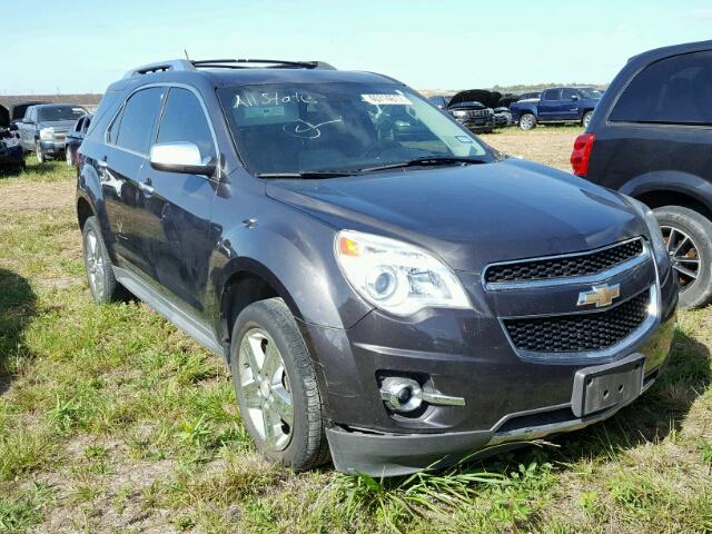 1GNALDEK5EZ125924 - 2014 CHEVROLET EQUINOX LT GRAY photo 1