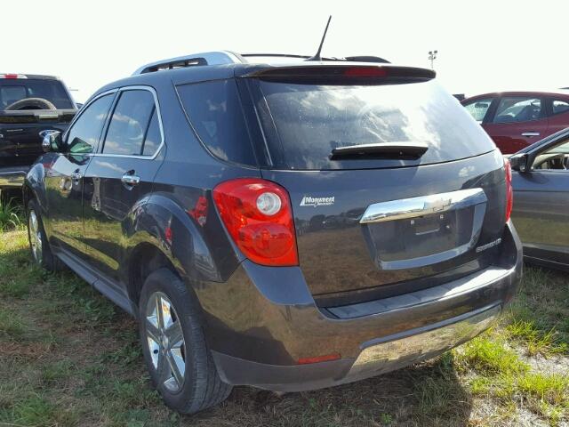 1GNALDEK5EZ125924 - 2014 CHEVROLET EQUINOX LT GRAY photo 3