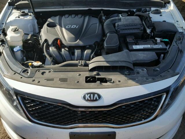 5XXGM4A7XEG263558 - 2014 KIA OPTIMA LX WHITE photo 7