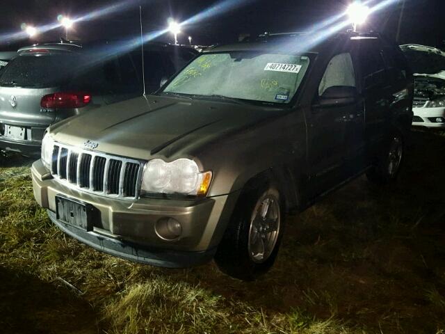 1J8HS58N96C151347 - 2006 JEEP GRAND CHER GRAY photo 2