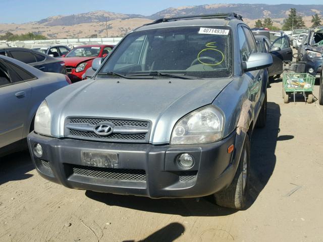 KM8JN12D57U574619 - 2007 HYUNDAI TUCSON SE GREEN photo 2