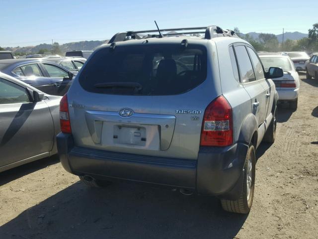 KM8JN12D57U574619 - 2007 HYUNDAI TUCSON SE GREEN photo 4