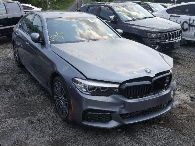 WBAJA7C5XJG908771 - 2018 BMW 530 XI GRAY photo 1