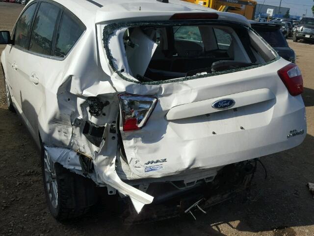 1FADP5BU3DL516163 - 2013 FORD C-MAX SEL WHITE photo 9