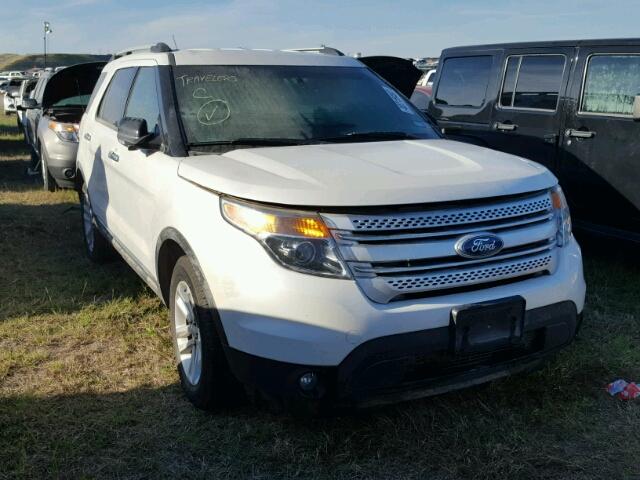 1FM5K7D89EGC01849 - 2014 FORD EXPLORER WHITE photo 1