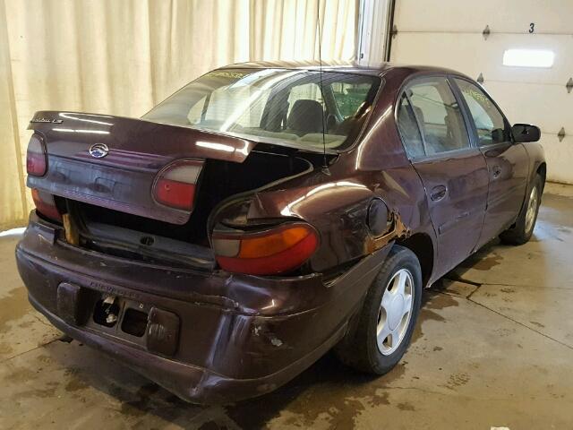 1G1NE52J4Y6150902 - 2000 CHEVROLET MALIBU LS 栗色 照片 4
