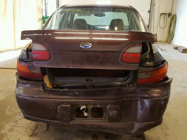 1G1NE52J4Y6150902 - 2000 CHEVROLET MALIBU LS 栗色 照片 9