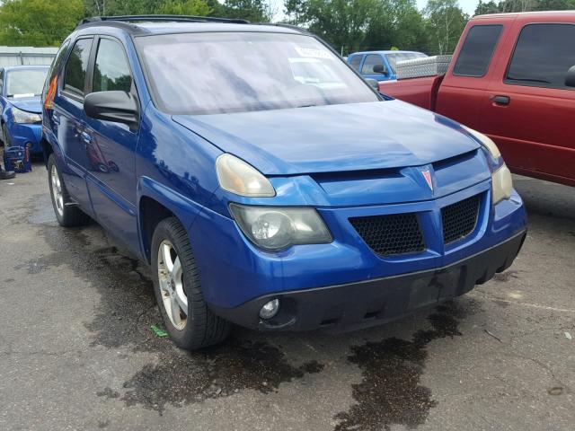 3G7DB03EX3S501430 - 2003 PONTIAC AZTEK BLUE photo 1