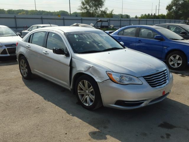 1C3CCBAB0CN184321 - 2012 CHRYSLER 200 LX SILVER photo 1