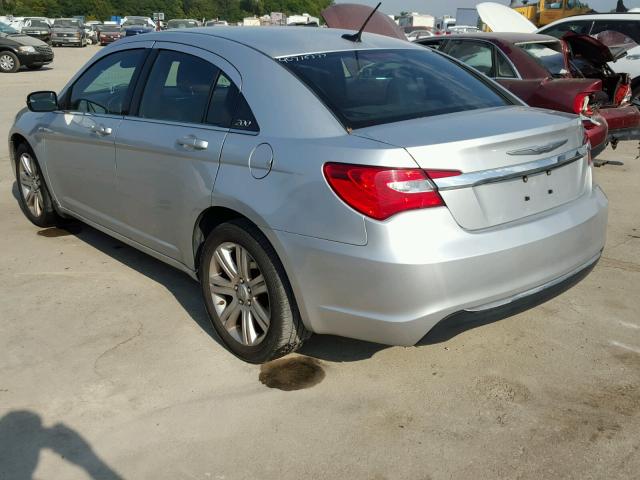 1C3CCBAB0CN184321 - 2012 CHRYSLER 200 LX SILVER photo 3