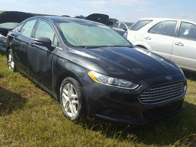 3FA6P0H78DR250685 - 2013 FORD FUSION SE BLACK photo 1