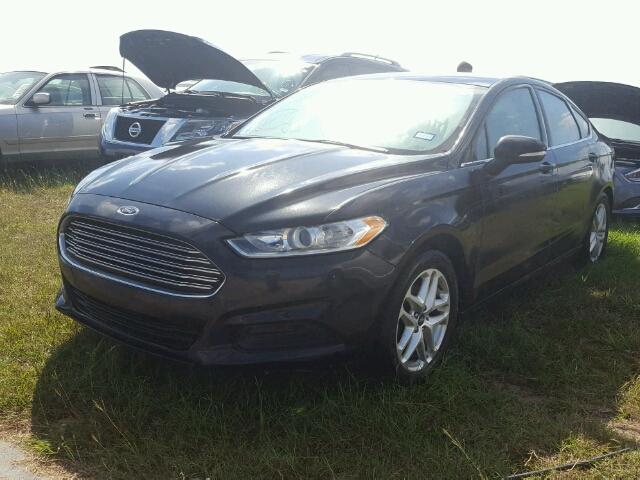 3FA6P0H78DR250685 - 2013 FORD FUSION SE BLACK photo 2