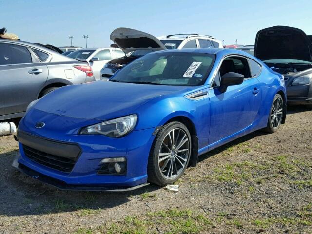 JF1ZCAC17F8601589 - 2015 SUBARU BRZ BLUE photo 2