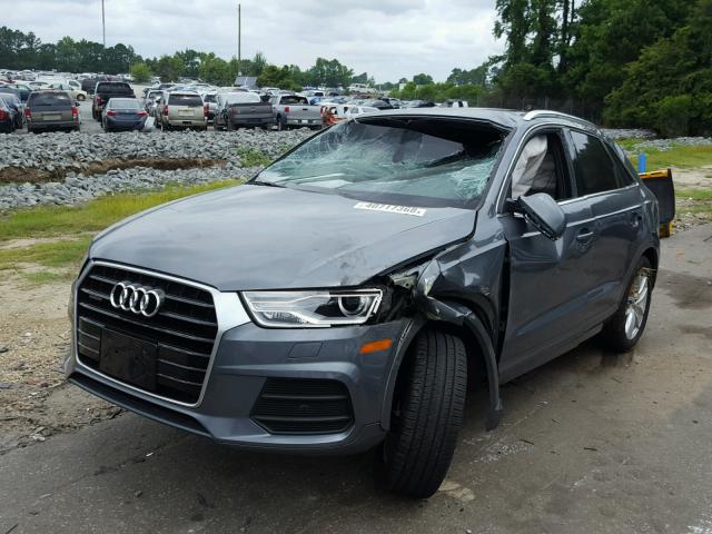 WA1EFCFS5GR011025 - 2016 AUDI Q3 PREMIUM GRAY photo 2