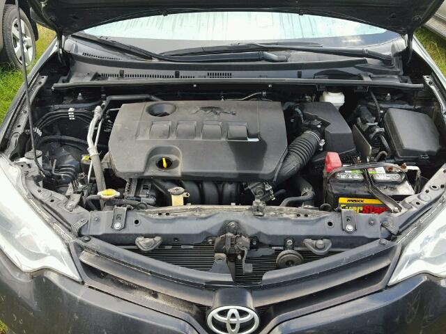 5YFBURHE2EP080805 - 2014 TOYOTA COROLLA L BLACK photo 7