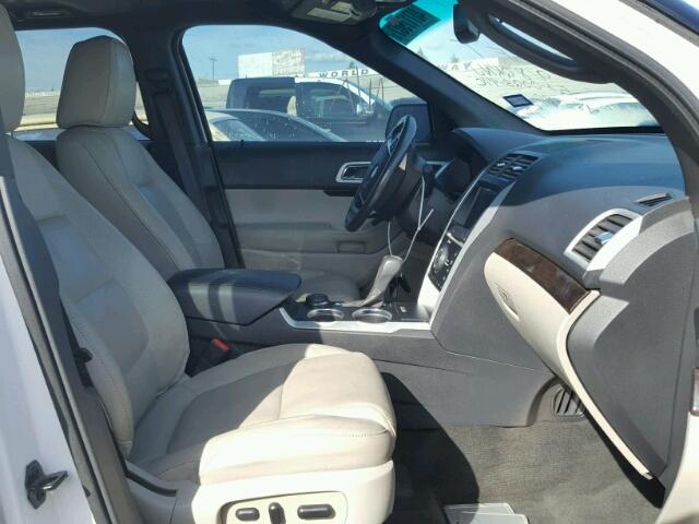 1FMHK8F88BGA83286 - 2011 FORD EXPLORER WHITE photo 5