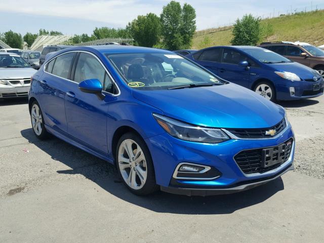 3G1BF6SM6HS513647 - 2017 CHEVROLET CRUZE PREM BLUE photo 1