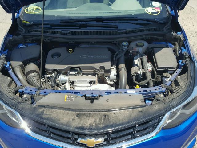 3G1BF6SM6HS513647 - 2017 CHEVROLET CRUZE PREM BLUE photo 7