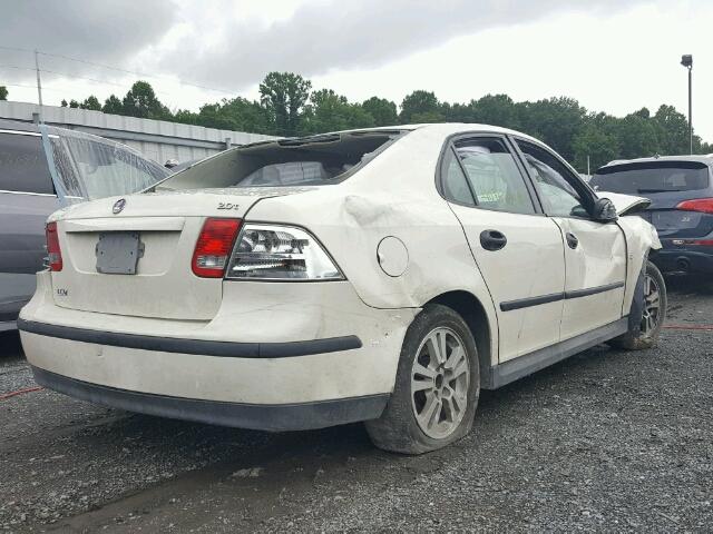 YS3FB49S951037929 - 2005 SAAB 9-3 LINEAR WHITE photo 4