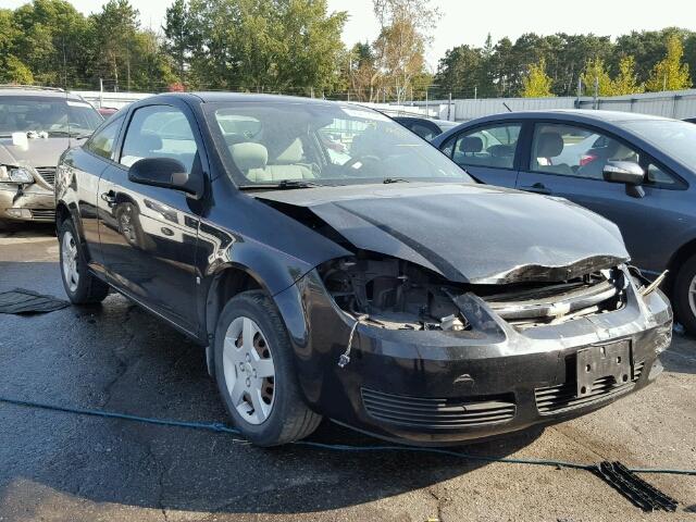 1G1AL15F877134196 - 2007 CHEVROLET COBALT BLACK photo 1