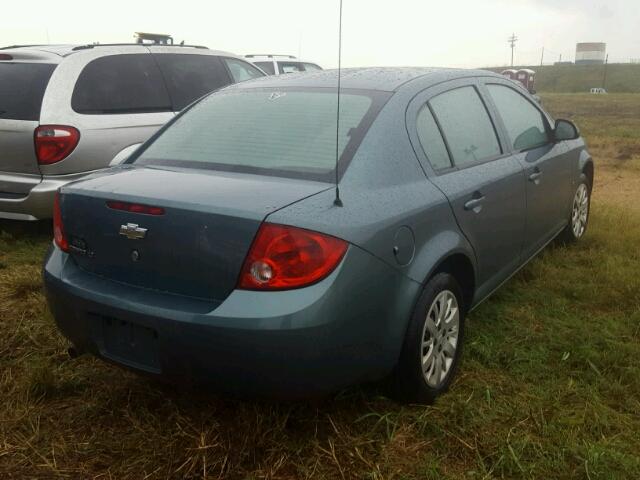 1G1AT58H997140760 - 2009 CHEVROLET COBALT LT GRAY photo 4