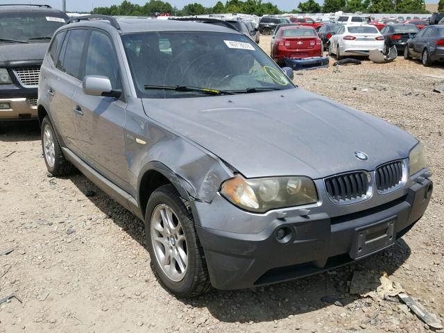 WBXPA73434WB23853 - 2004 BMW X3 2.5I GRAY photo 1