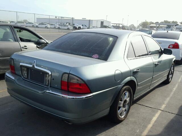 1LNHM86S54Y681161 - 2004 LINCOLN LS GREEN photo 4