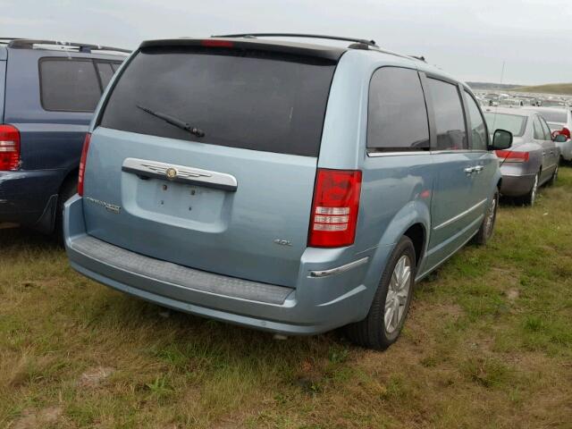 2A8HR64X08R646281 - 2008 CHRYSLER TOWN & COU BLUE photo 4