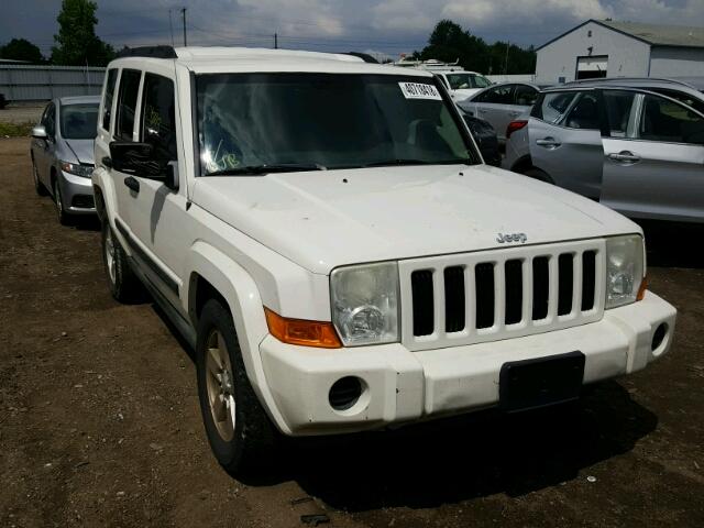 1J8HG48K86C228887 - 2006 JEEP COMMANDER WHITE photo 1