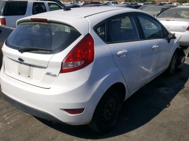 3FADP4TJ8DM149998 - 2013 FORD FIESTA S WHITE photo 4