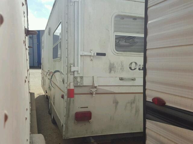 4YDT2602135902043 - 2003 KEYSTONE OUTBACK WHITE photo 3