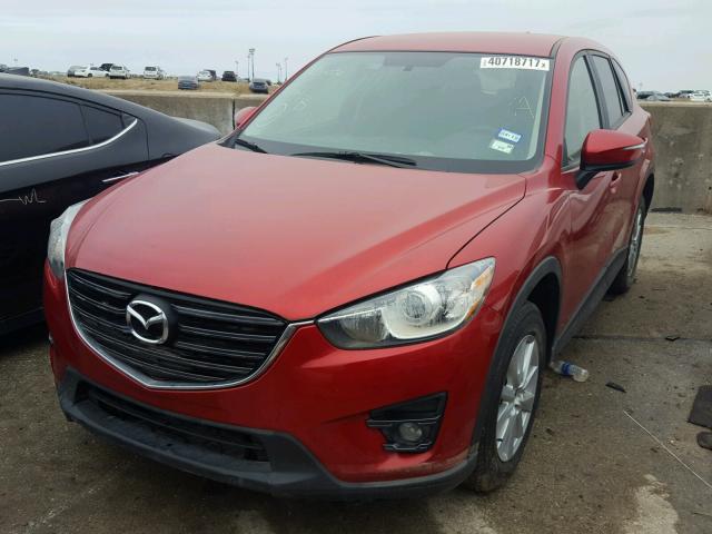 JM3KE2CY2G0885911 - 2016 MAZDA CX-5 RED photo 2